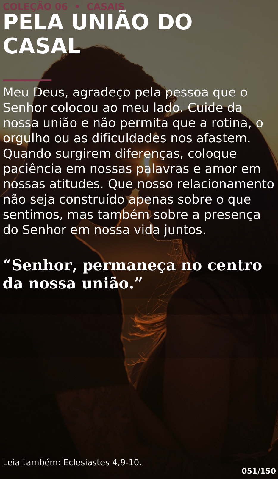 Cartão Pela União do Casal